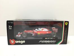 coche metal bburago ferrari sf16-h- s.vettel (1:18)
