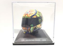 coche metal planeta de agostini casco escala 1/5 valentino rossi 2009