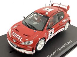 coche slot autoart peugeot 206 wrc 2003 rojo