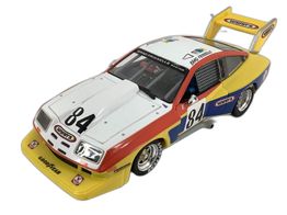 coche slot carrera chevrolet dekon monza blanco y amarillo