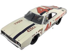 coche slot carrera dodge charger 500 blanco