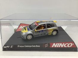 coche slot ninco x rallyslot catalunya-costa brava renault clio s16000