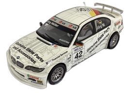 coche slot scalextric bmw 320  wtcc blanco