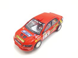 carro slot scalextric mitsubishi lancer wrc mrw n&ordm;6 (e. for&eacute;s / x. aluja)