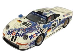 coche slot scalextric porsche 911 gt1 blanco
