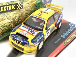 coche slot scalextric seat cordoba amarillo