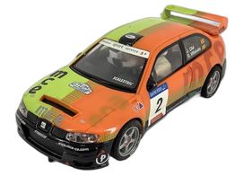 coche slot scalextric seat cordoba naranja