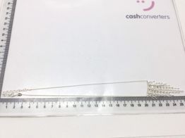 colar prata 925mm com pedra con circonita 22cm 