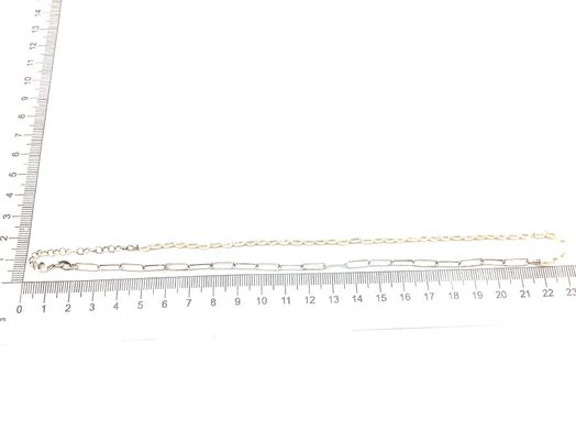 colar prata 925mm com pedra con perla 22cm 