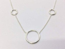 colar prata 925mm 22cm 