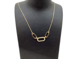 colar ouro 18k com pedra con circonita 22cm 