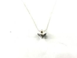 colar ouro 19k com pedra con sem pedra 22cm 