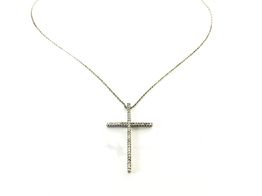Collar Oro 19k Con Circonita 20cm