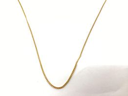 colar ouro 19k 25cm 