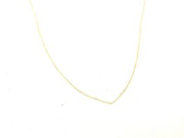 colar ouro 19k con sem pedra 24.5cm 