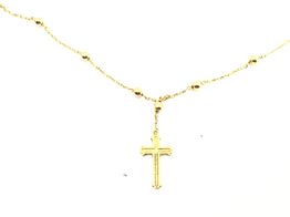 colar ouro 19k 22cm 