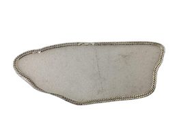 colar prata 925mm 33cm 