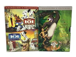 pack disney libro de la selva + 101 dalmatas