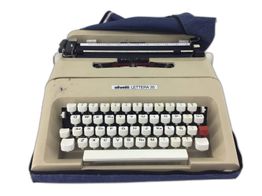 coleccionismo vintage olivetti maquina de escribir olivetti lettera 35
