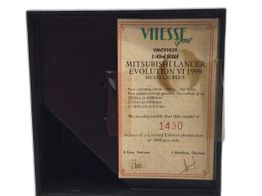 colecionismo desportivo vitesse group mitsubishi lancer evolution vi 1999