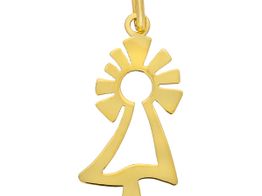 colgante oro 18k 