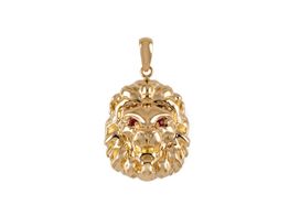 colgante oro 18k con circonita 