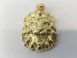 colgante oro 18k con circonita 
