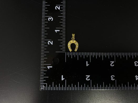 colgante oro 18k con circonita 