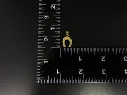 colgante oro 18k con circonita 