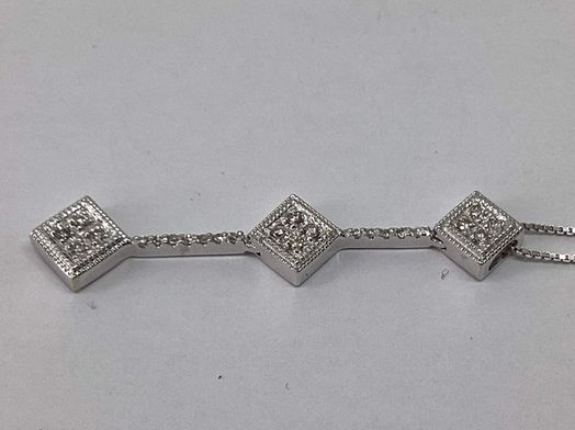 pendente ouro 18k com pedra con diamante 