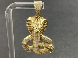 colgante oro 18k con circonita  colgante oro 18k con circonita