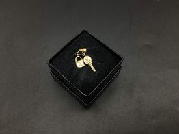 colgante oro 18k con circonita 