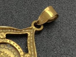 colgante oro 18k 