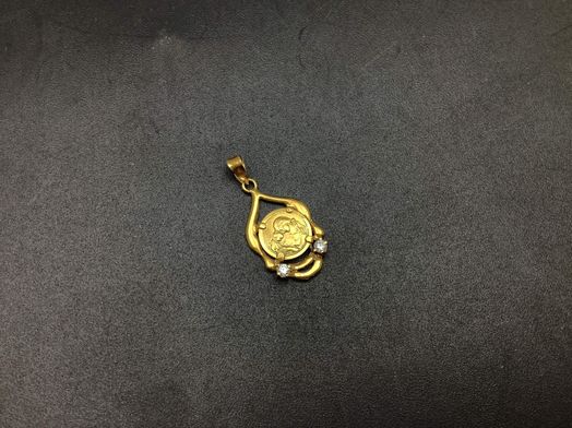 colgante oro 18k 