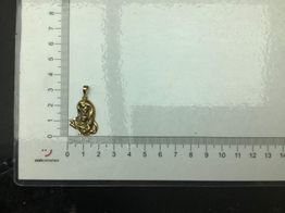 colgante oro 18k con circonita 
