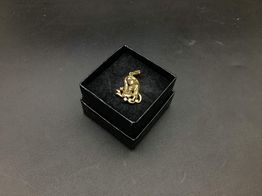 colgante oro 18k con circonita 