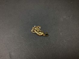 colgante oro 18k con circonita 