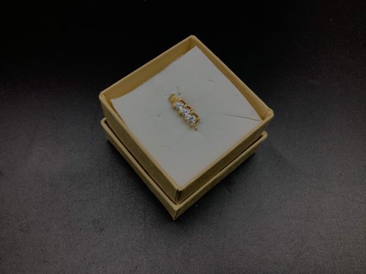 colgante oro 18k con circonita 