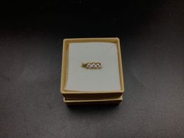 colgante oro 18k con circonita 