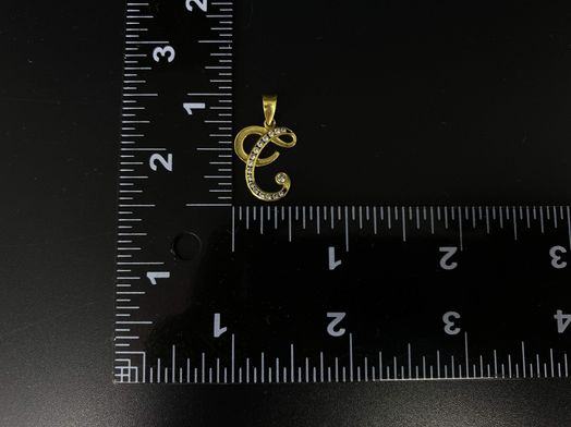 colgante oro 18k con circonita 