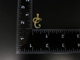 colgante oro 18k con circonita 