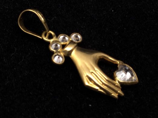 colgante oro 18k 