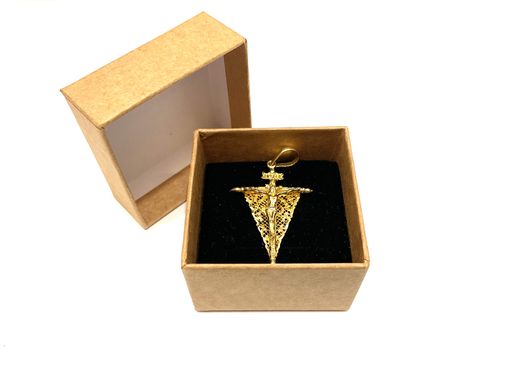 pendente ouro 18k con sem pedra 