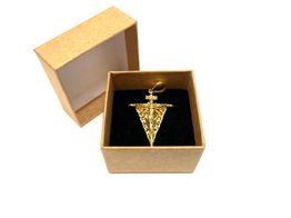 pendente ouro 18k con sem pedra 