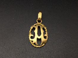 colgante oro 18k 