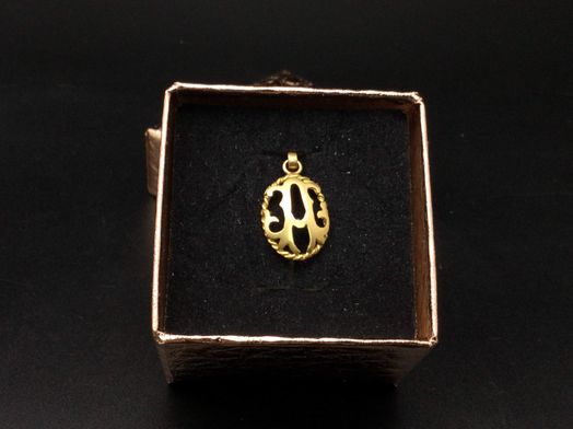 colgante oro 18k 