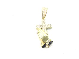 colgante oro 18k con circonita 