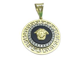 colgante oro 18k con circonita 