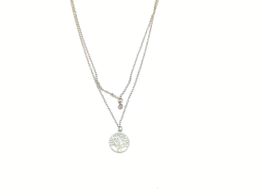 collar plata 925mm con circonita 21cm 