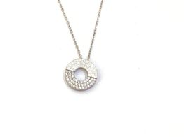 collar plata 925mm con circonita 19 5cm 